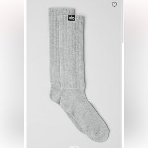 ALO Yoga Light Gray Women's Socks
